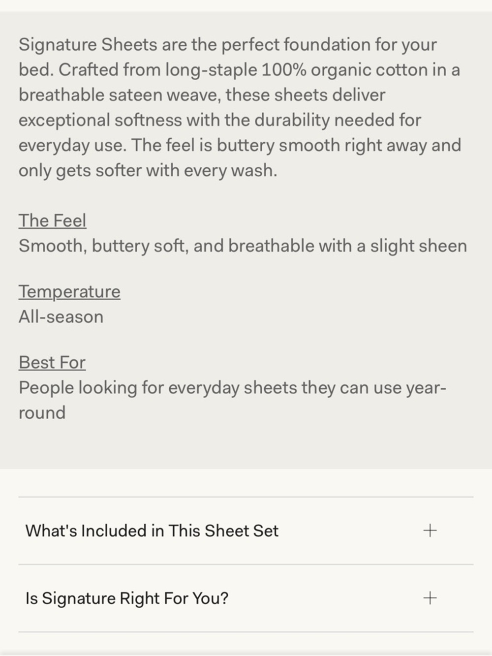 Boll & Branch Percale Hemmed Sheet Set — Ivory - Picture 6 of 10